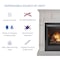 Duluth Forge Full Size Dual Fuel Ventless Gas Fireplace With Mantel - 32,000 Btu FDI32R-M-AW - alternate 3